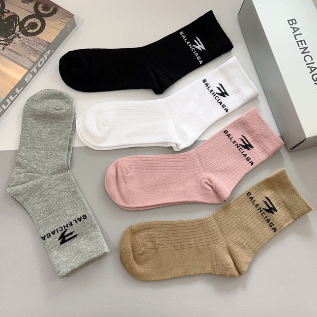 BALENCIAGA 26S CREW SOCKS 415762 (1 BOX)