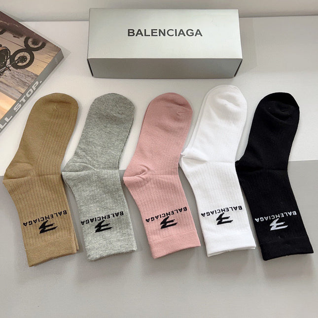 BALENCIAGA 26S CREW SOCKS 415762 (1 BOX)