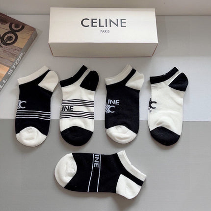 CELINE 26S ANKLE SOCKS 419289 (1 BOX)