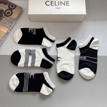 CELINE 26S ANKLE SOCKS 419289 (1 BOX)