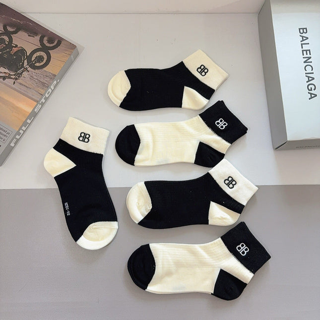 BALENCIAGA 26S ANKLE SOCKS 421033 (1 BOX)