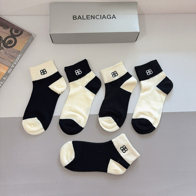 BALENCIAGA 26S ANKLE SOCKS 421033 (1 BOX)