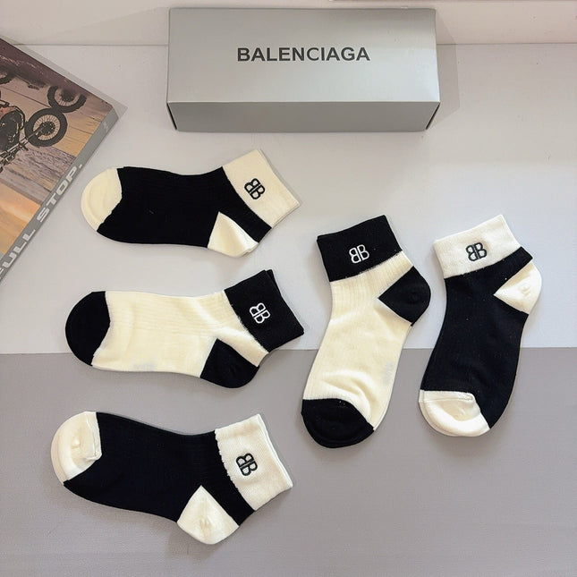 BALENCIAGA 26S ANKLE SOCKS 421033 (1 BOX)