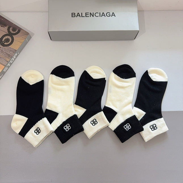 BALENCIAGA 26S ANKLE SOCKS 421033 (1 BOX)