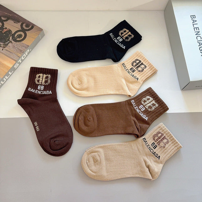 BALENCIAGA 26S ANKLE SOCKS 421051 (1 BOX)