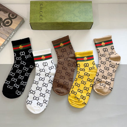 GUCCI 26S CREW SOCKS 407139 (1 BOX)