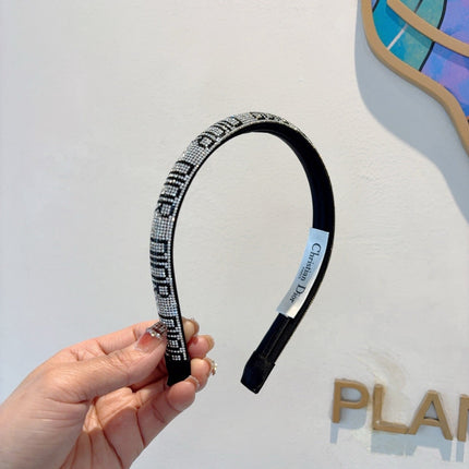 DIOR 26S HEADBAND IN SILVER CRYSTAL 512061