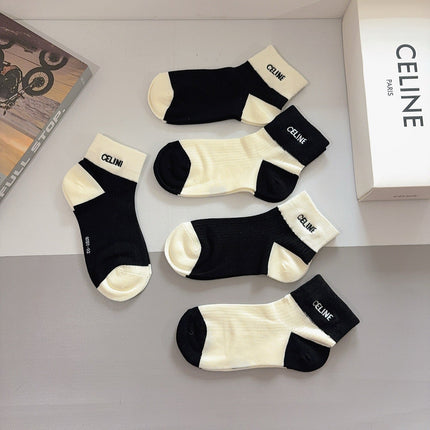 CELINE 26S ANKLE SOCKS 408684 (1 BOX)