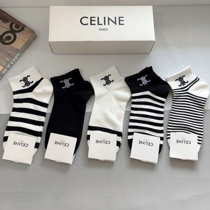 CELINE 26S ANKLE SOCKS 408696 (1 BOX)