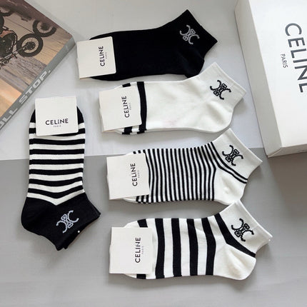 CELINE 26S ANKLE SOCKS 408696 (1 BOX)