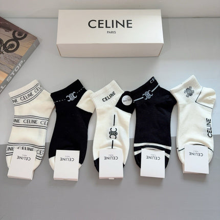 CELINE 26S ANKLE SOCKS 408698 (1 BOX)