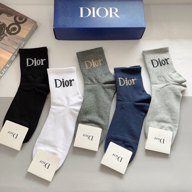 DIOR 26S CREW SOCKS 408700 (1 BOX)