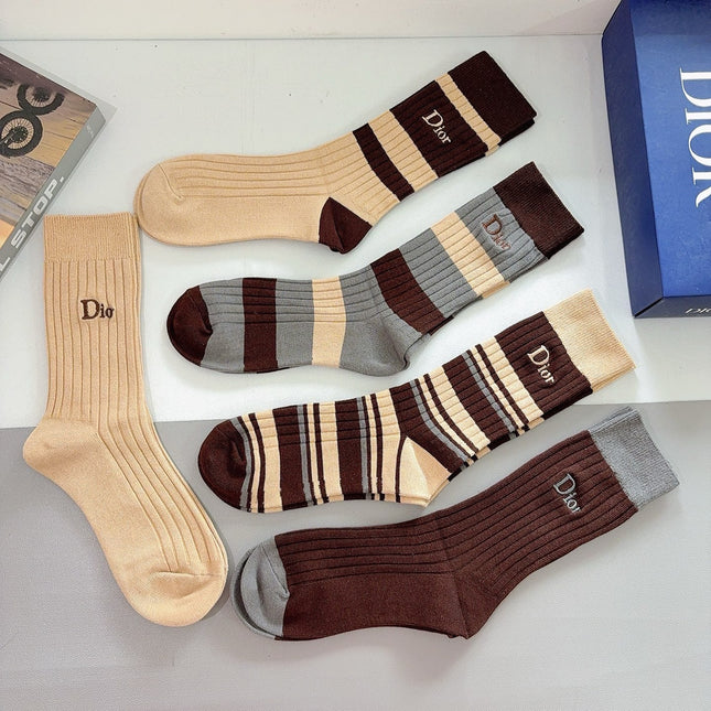 DIOR 26S CREW SOCKS 410344 (1 BOX)