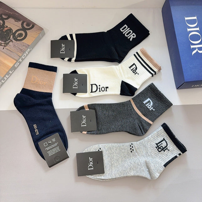 DIOR 26S ANKLE SOCKS 410356 (1 BOX)