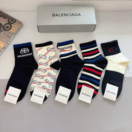 BALENCIAGA 26S ANKLE SOCKS 410361 (1 BOX)