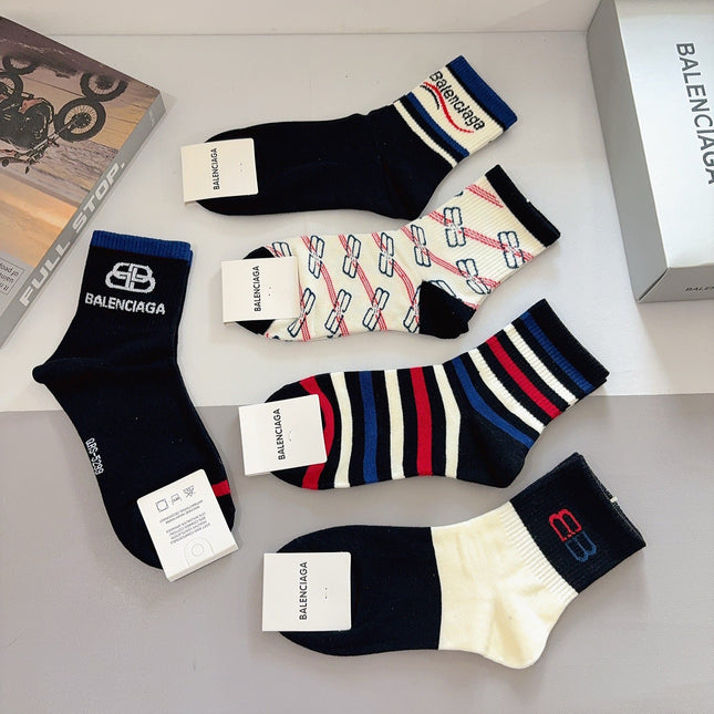 BALENCIAGA 26S ANKLE SOCKS 410361 (1 BOX)