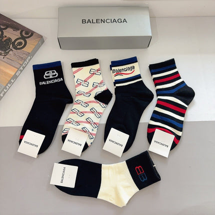BALENCIAGA 26S ANKLE SOCKS 410361 (1 BOX)