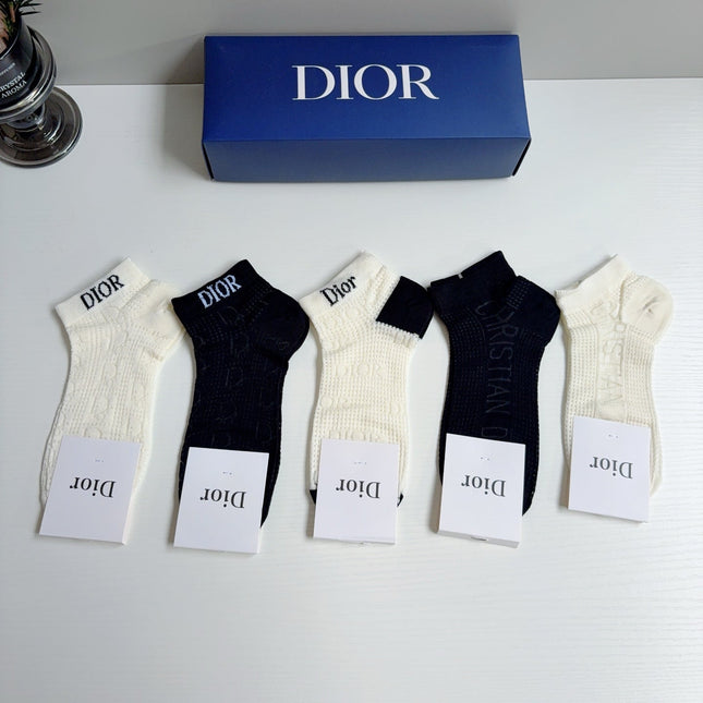 DIOR 26S ANKLE SOCKS 410366 (1 BOX)