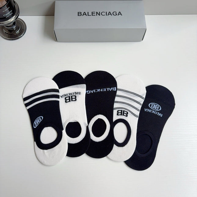 BALENCIAGA 26S NO-SHOW SOCKS 410367 (1 BOX)