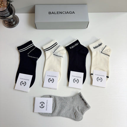 BALENCIAGA 26S ANKLE SOCKS 423048 (1 BOX)