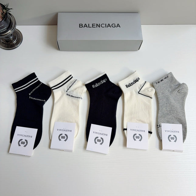BALENCIAGA 26S ANKLE SOCKS 423048 (1 BOX)