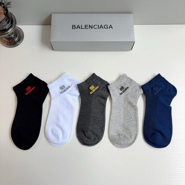BALENCIAGA 26S ANKLE SOCKS 419308 (1 BOX)