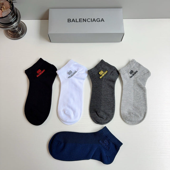 BALENCIAGA 26S ANKLE SOCKS 419308 (1 BOX)