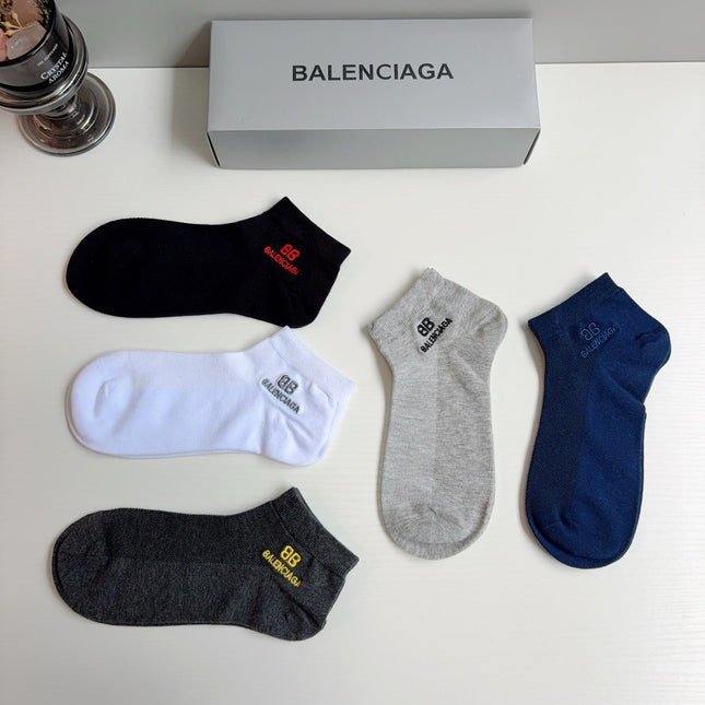 BALENCIAGA 26S ANKLE SOCKS 419308 (1 BOX)