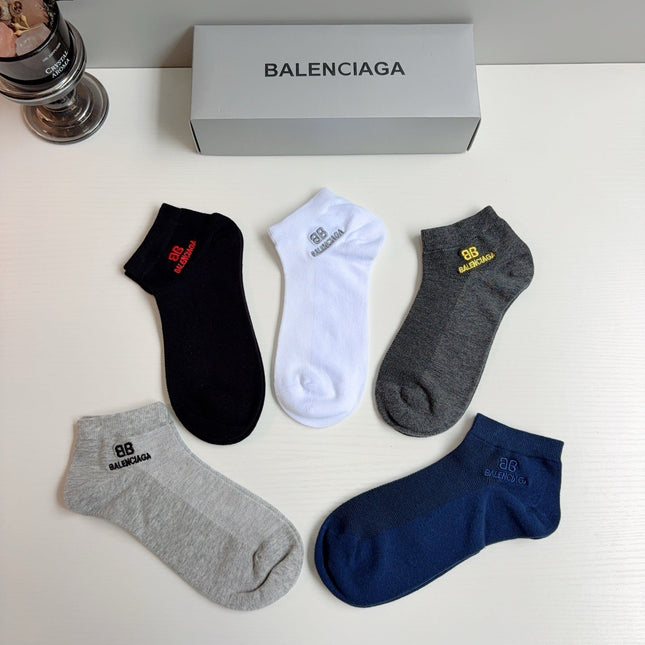BALENCIAGA 26S ANKLE SOCKS 419308 (1 BOX)