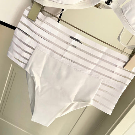 CC BIKINI SWIMSUIT SET IN WHITE 608920