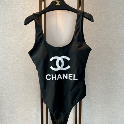 CC BIKINI SWIMSUIT SET IN BLACK 109092