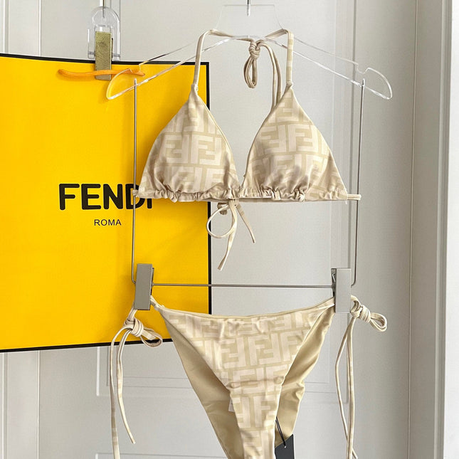 FENDI BIKINI 25S TWO PIECE IN BEIGE 742661