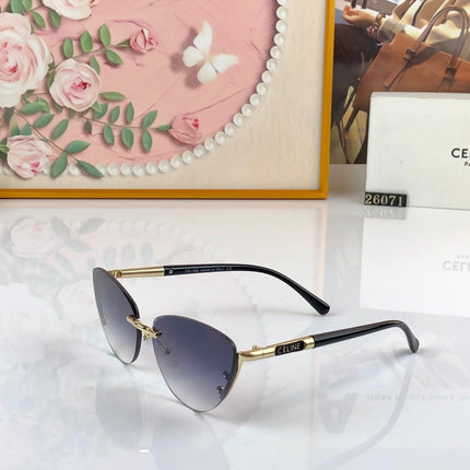 CELINE 26S CAT EYE FRAME IN METAL 494363