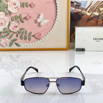 CELINE 26S OVERSIZED CAT EYE FRAME IN METAL 486151