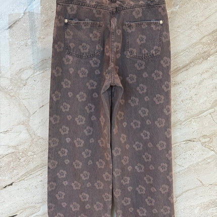 CHANEL 25S RETRO FLORAL JEANS 316