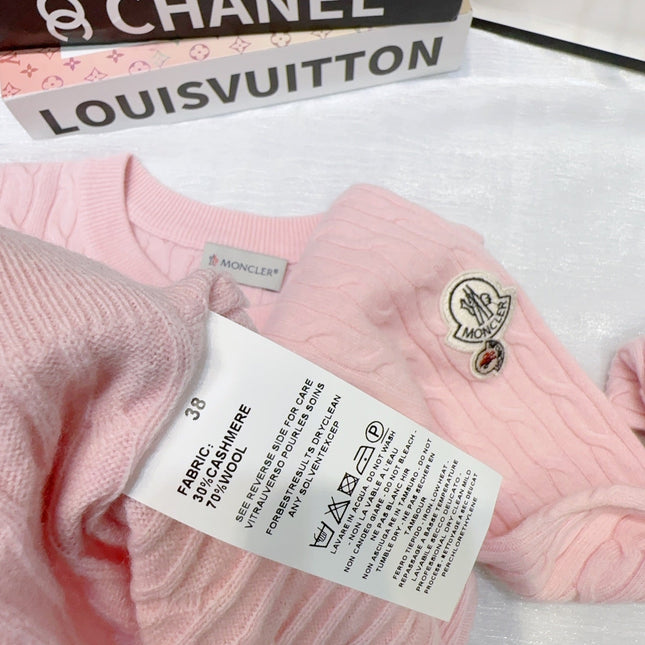 MONCLER 25S LONG-SLEEVE CREWNECK SWEATER 382