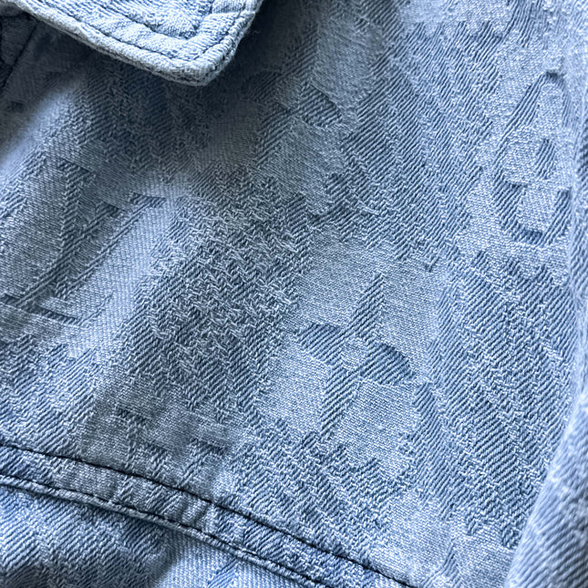 LV SHIRT JACKET IN LIGHT BLUE MONOGRAM MIX DAMIER DENIM 239121