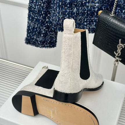 LW CAMPO CHELSEA BOOT WHITE BRUSHED SUEDE
