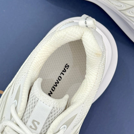 ALO 25S SALOMON XT-6 SNEAKER IN WHITE MESH FABRIC AND TPU STYLE 6