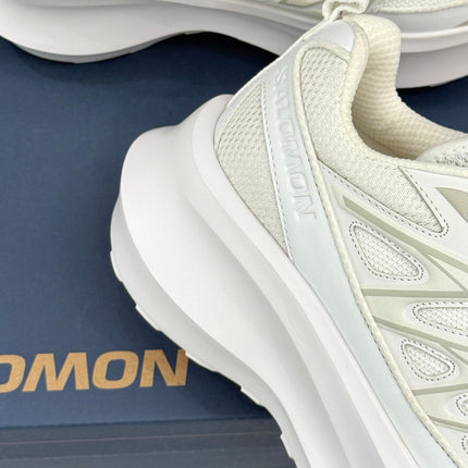 ALO 25S SALOMON XT-6 SNEAKER IN WHITE MESH FABRIC AND TPU STYLE 6
