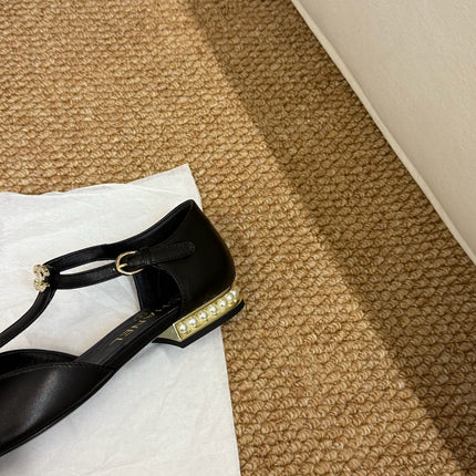 CHANEL 26S SLINGBACK SHOES IN BLACK CALFSKIN AND SUEDE GOLD HARDWARE