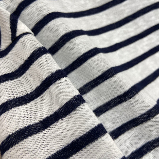 LONG SLEEVE STRIPED T-SHIRT 25S IN COTTON 266046