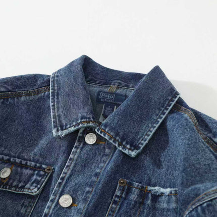RALPH LAUREN 26S CROPPED DENIM JACKET 628