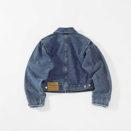 RALPH LAUREN 26S CROPPED DENIM JACKET 628