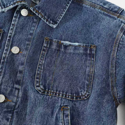 RALPH LAUREN 26S CROPPED DENIM JACKET 628