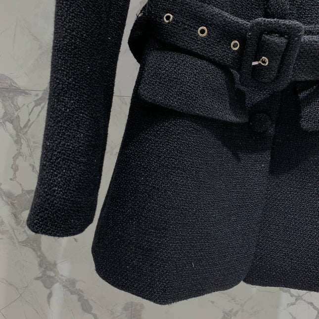 YSL 25S OFF-SHOULDER SEQUIN JACKET STYLE 185