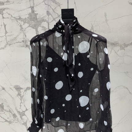 YSL 25S POLKA DOT SHIRT STYLE 212