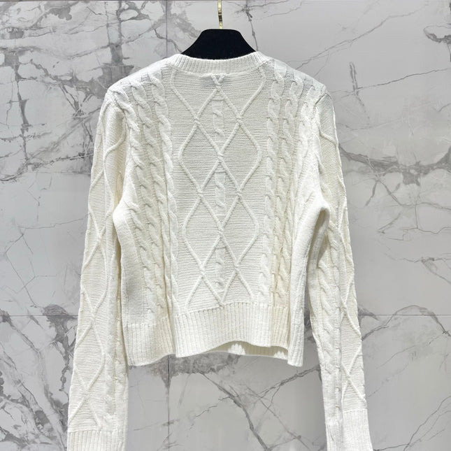 CHANEL 26S LONG-SLEEVE CREWNECK SWEATER 667