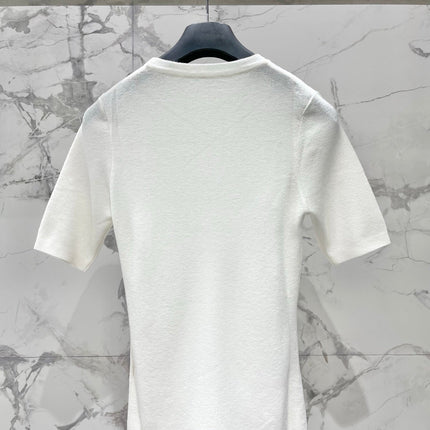 DIOR 26S SHORT-SLEEVE KNIT T-SHIRT 907