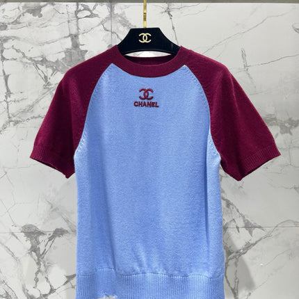 CHANEL 26S SHORT-SLEEVE KNIT TOP 958